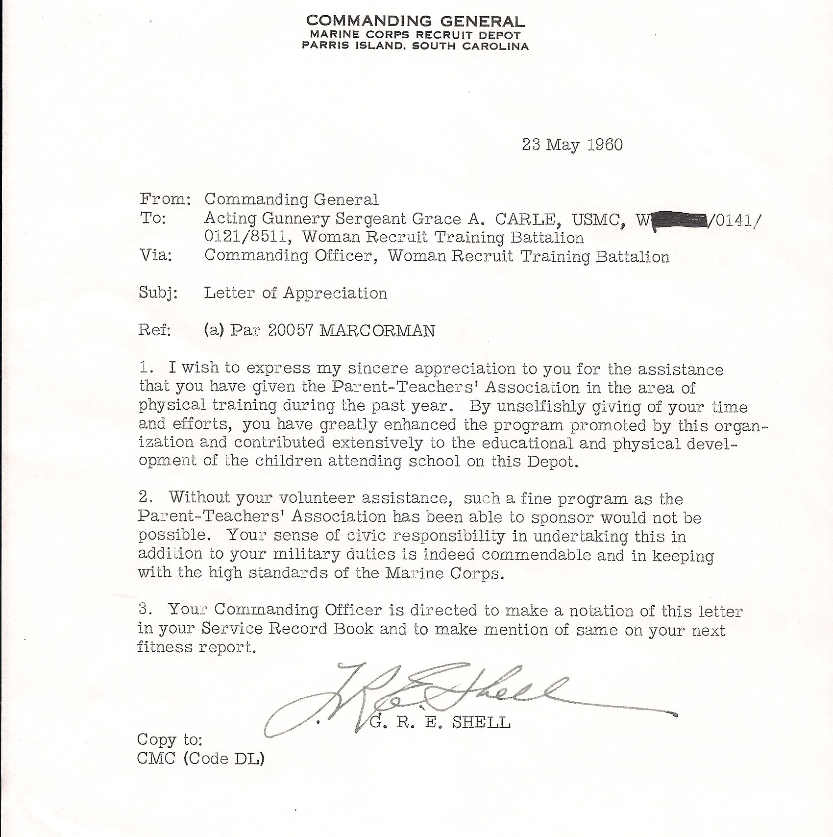 Letter Of Recommendation For Officer Candidate School Enom within size 1700 X 1708