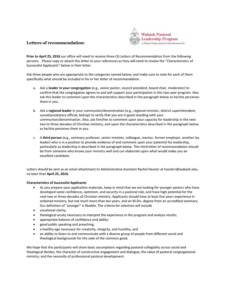 Letter Of Recommendation For Pastor Position Akali with regard to proportions 791 X 1024