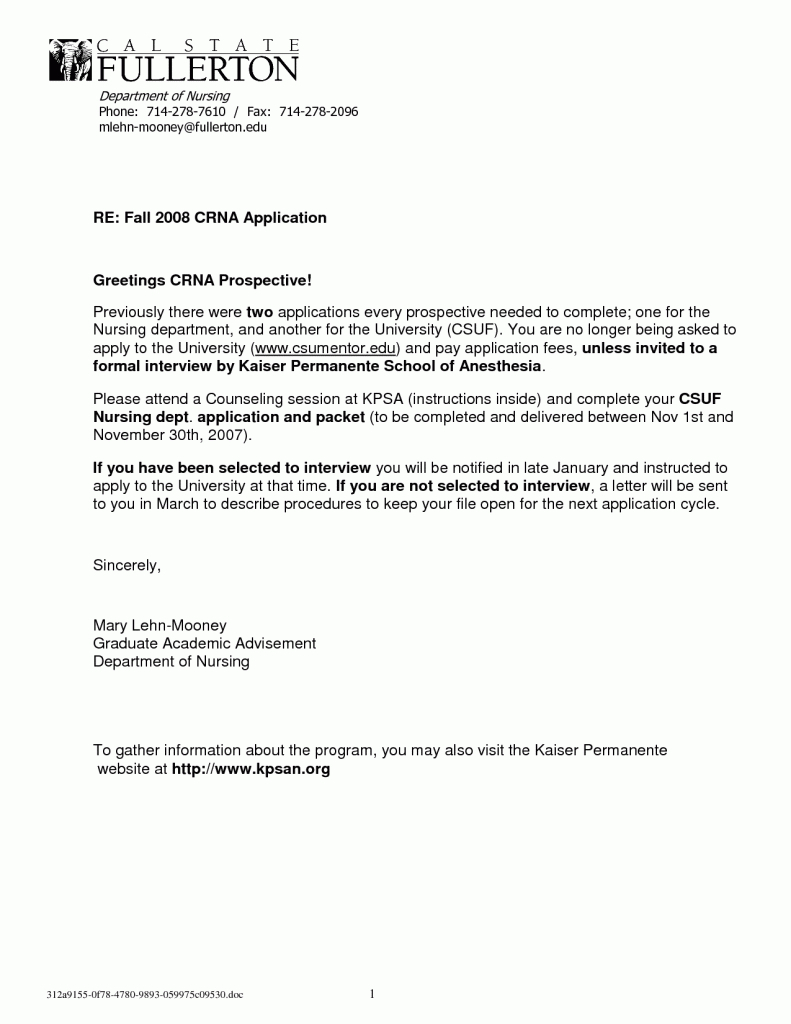 Letter Of Recommendation For Physical Therapy School Example with measurements 791 X 1024
