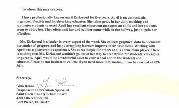 Letter Of Recommendation For School Board Member Akali throughout measurements 2544 X 3280