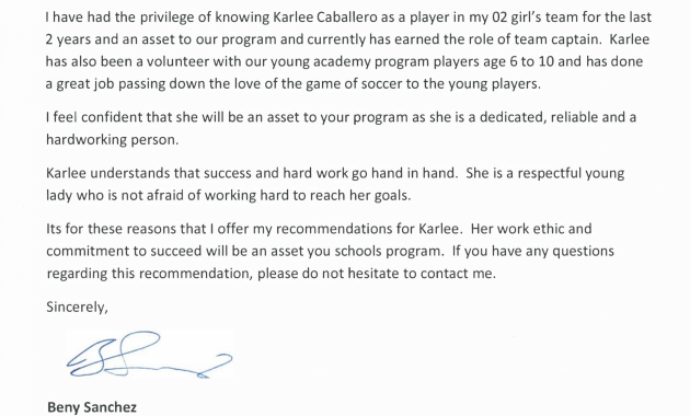 Letter Of Recommendation For Soccer Coach Debandje inside sizing 2550 X 2640