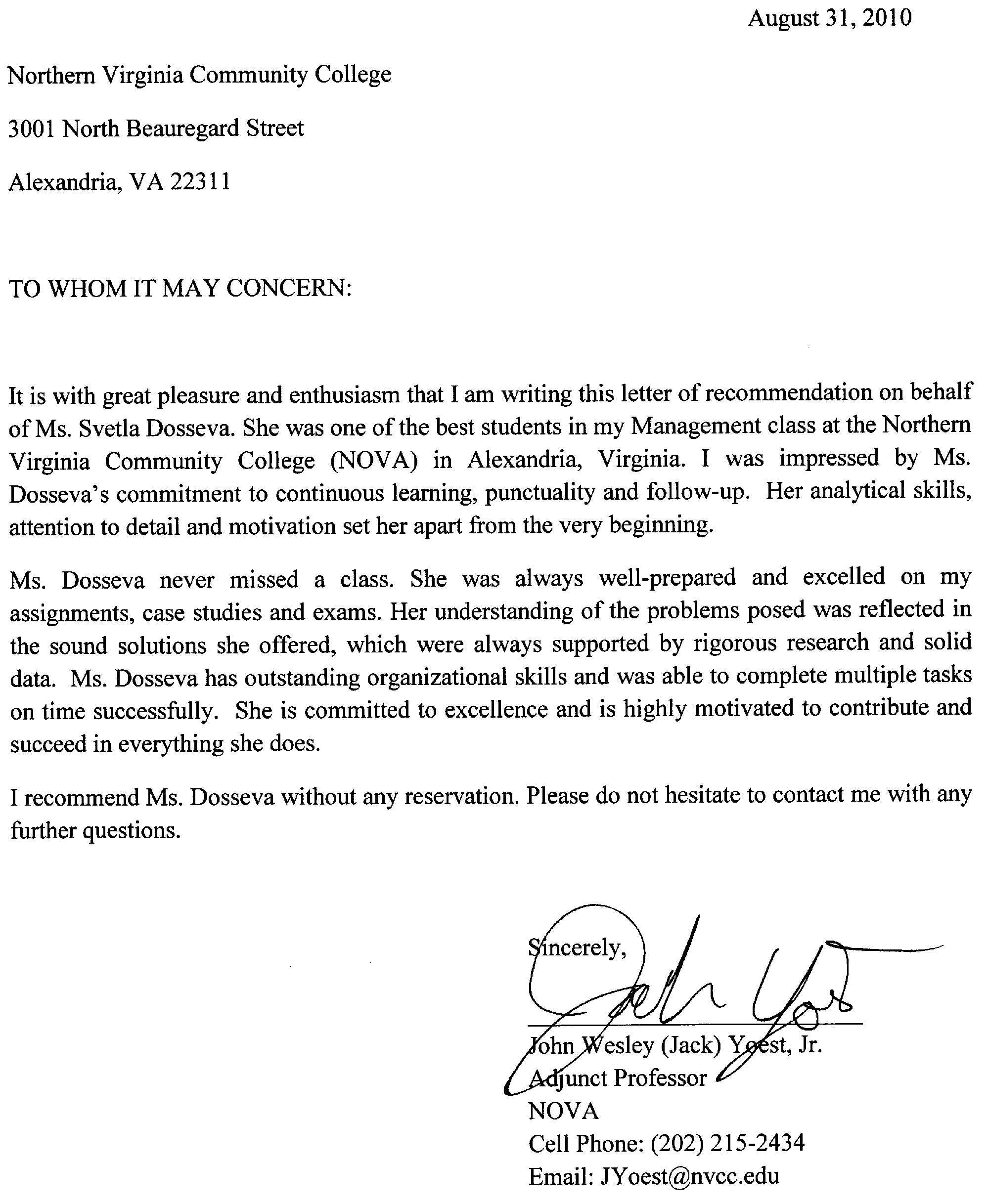 Letter Of Recommendation For Your Free Invoice Template inside measurements 1998 X 2436