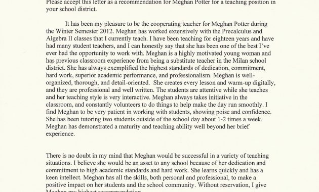 Letter Of Recommendation From Math Teacher Debandje inside proportions 2496 X 3248