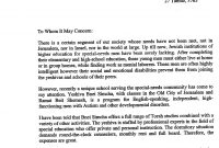 Letter Of Recommendation From Parent For Dance Jos throughout dimensions 2156 X 2564