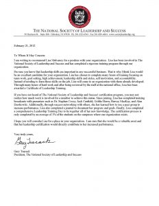 Letter Of Recommendation From The National Society Of within sizing 1700 X 2200