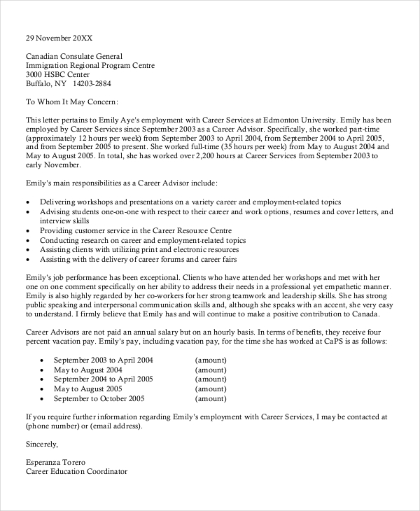 Letter Of Recommendation Immigration Debandje intended for proportions 600 X 730