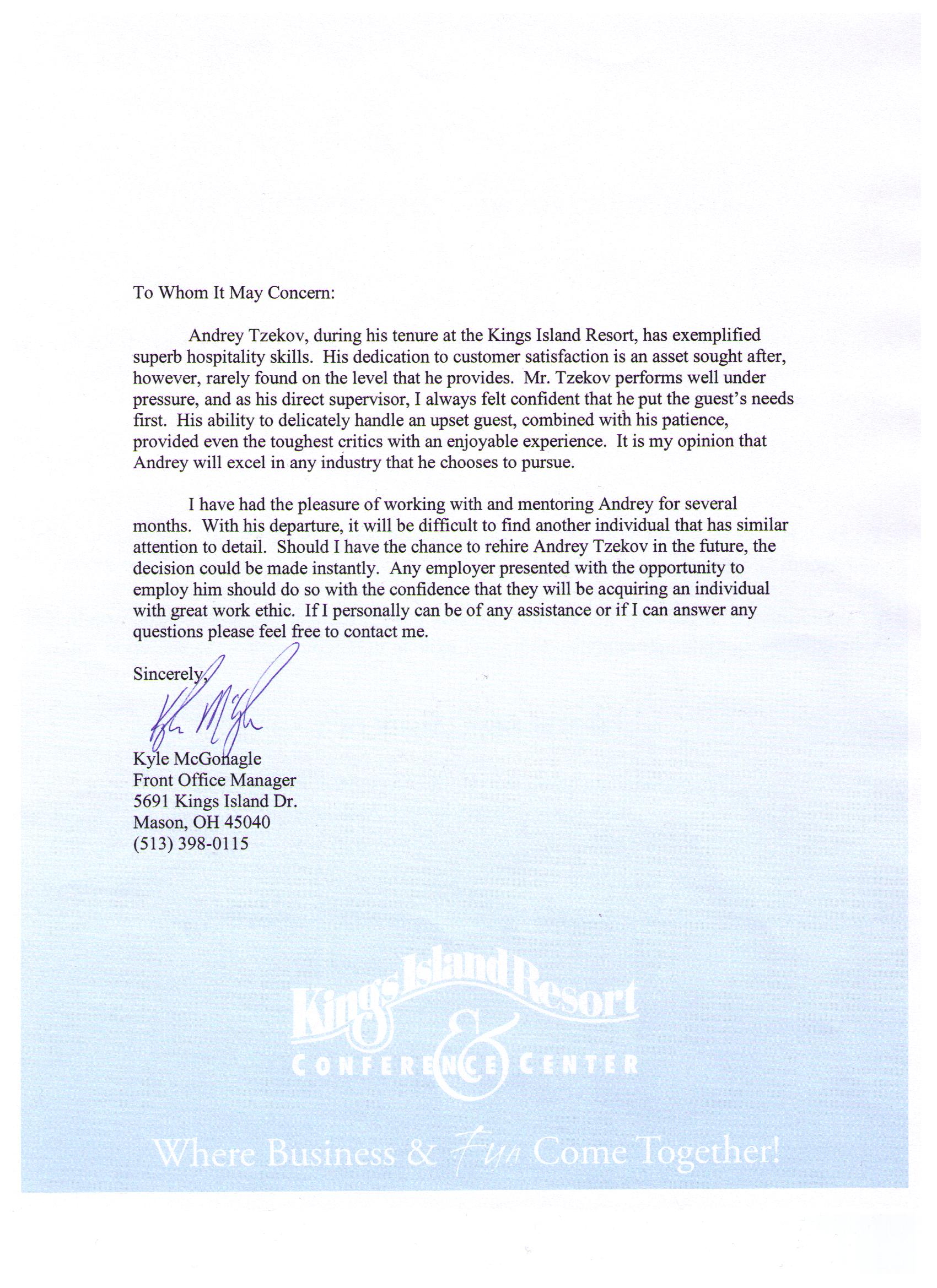 Letter Of Recommendation intended for measurements 1700 X 2338