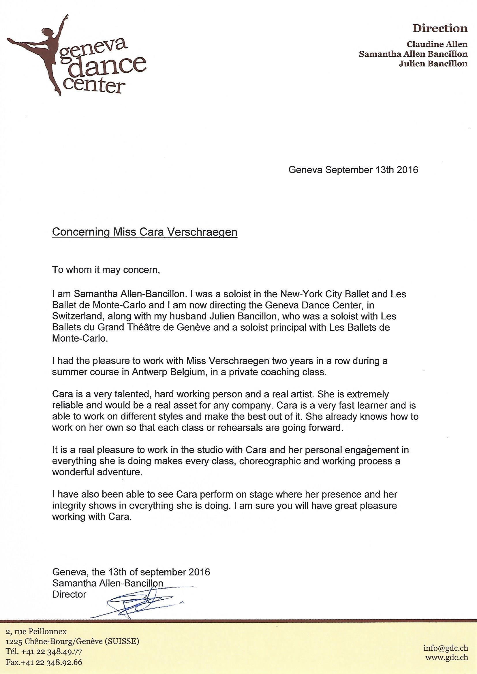 Letter Of Recommendation Of Samantha Allen Bancillon Cara for sizing 1654 X 2338