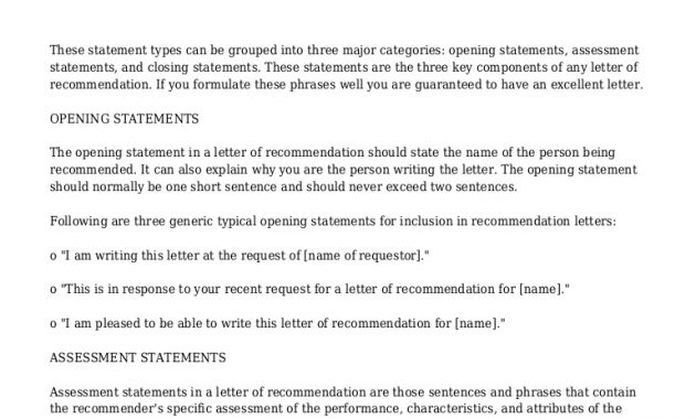 Letter Of Recommendation Phrases Debandje pertaining to sizing 768 X 1087