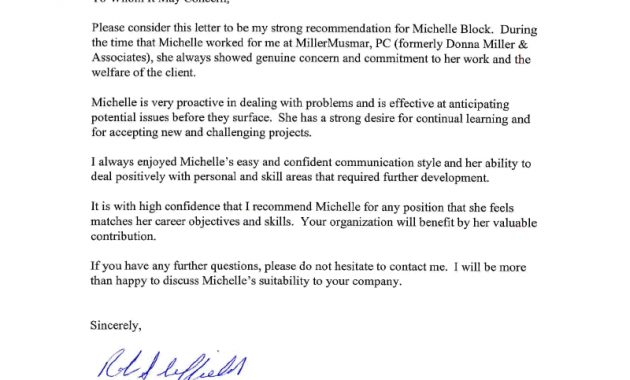 Letter Of Recommendation R Sheffield Professional for proportions 800 X 1014