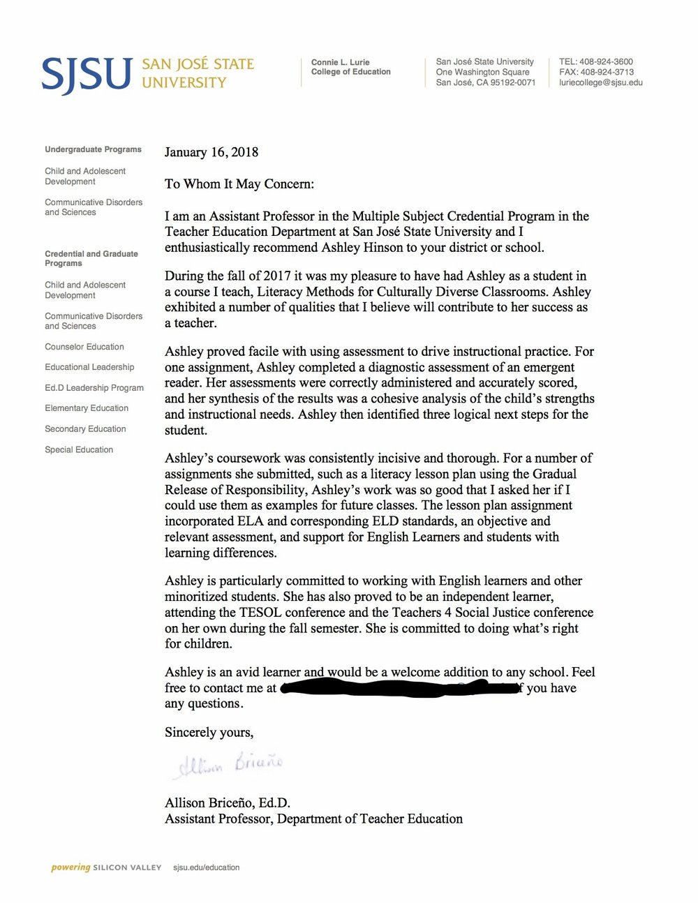 Letter Of Recommendation Reading Instruction Professor with regard to dimensions 1000 X 1294