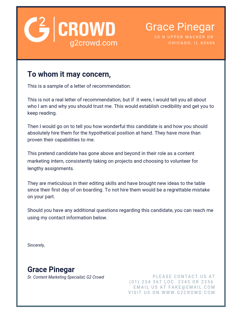 Letter Of Recommendation Template Tips And Examples intended for dimensions 816 X 1056