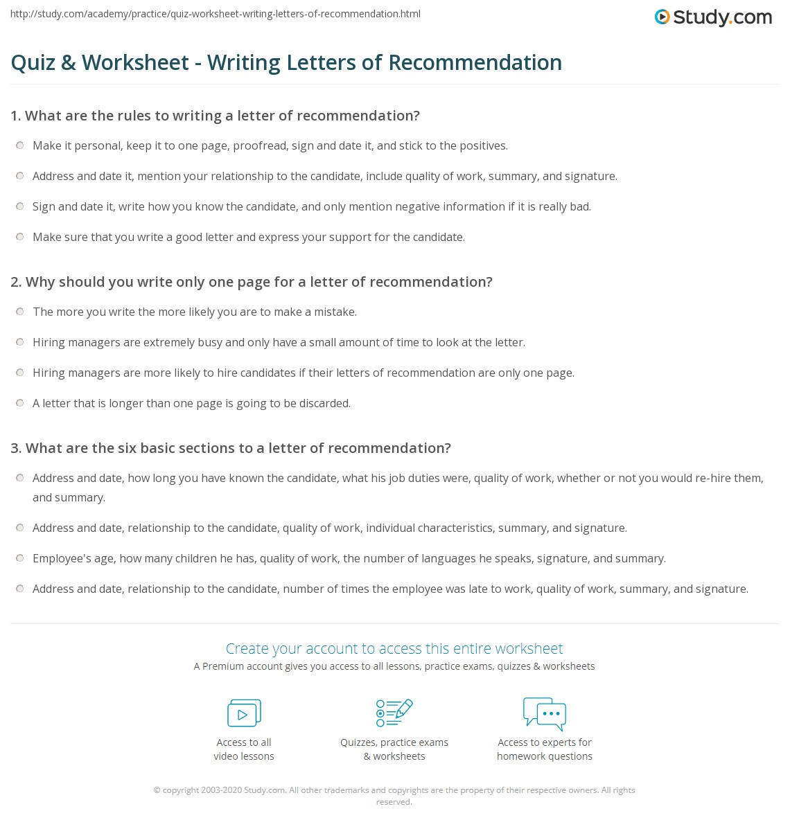 Letter Of Recommendation Worksheet Akali within proportions 1140 X 1197