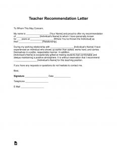 Letter Of Reference For Teacher Debandje in measurements 791 X 1024