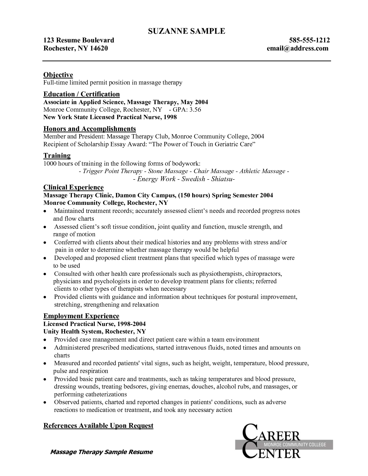 Licensed Practical Nurse Resume Httpwwwresumecareer throughout measurements 1275 X 1650