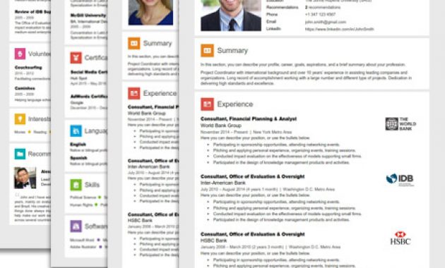 Linkedin Resume Templates Debandje within dimensions 455 X 419