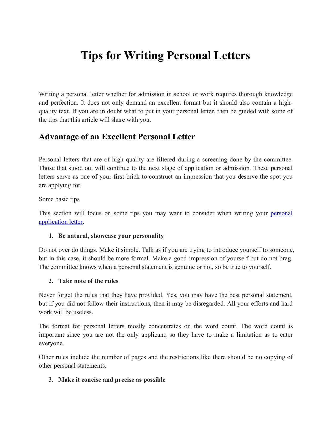 Little Known Secrets In Writing Personal Letters Pages 1 3 pertaining to proportions 1391 X 1800