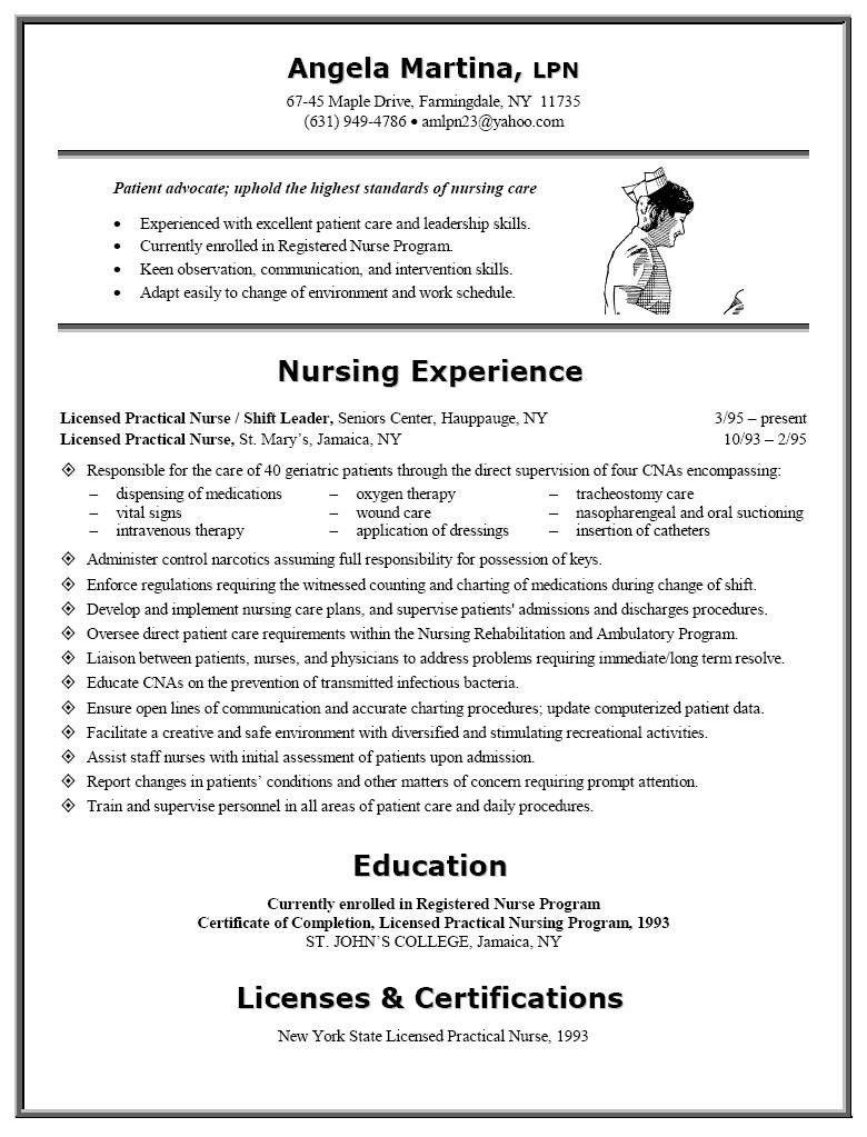 Lpn Student Resume Debandje for measurements 780 X 1023