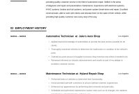 Maintenance Technician Resume Examples Writing Tips 2020 throughout sizing 1440 X 2036