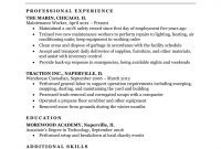 Maintenance Worker Resume Sample Resume Companion inside proportions 1085 X 1404