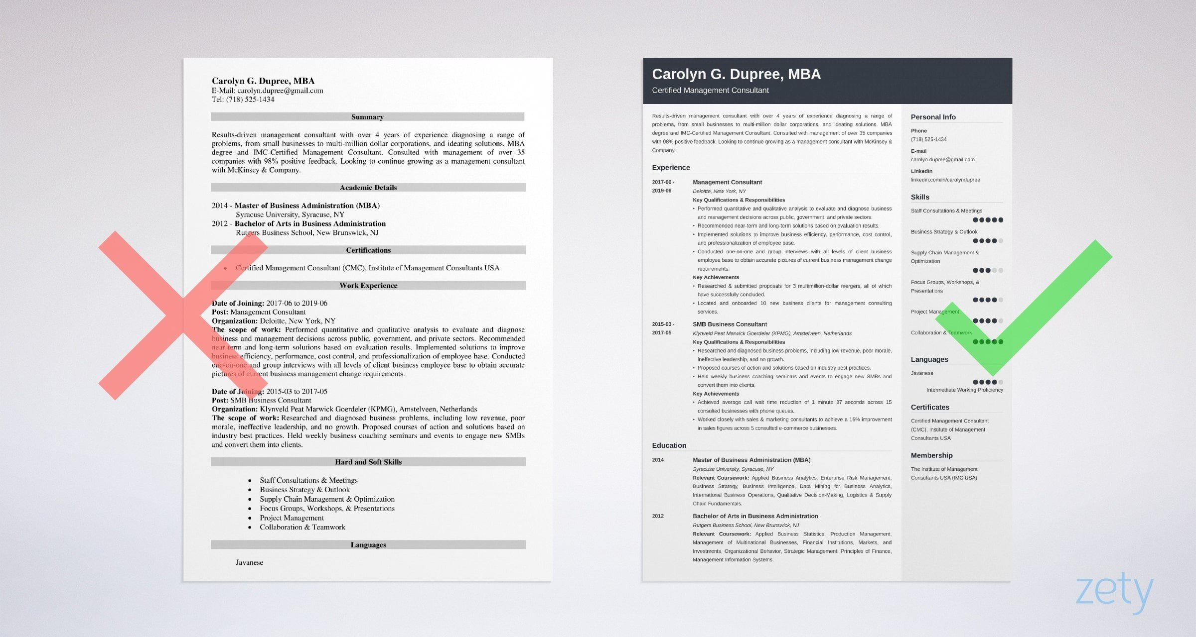 Management Consultant Resume Sample Guide 20 Tips throughout dimensions 2400 X 1280
