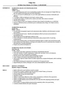 Marketing Graduate Resumes Debandje pertaining to sizing 860 X 1240