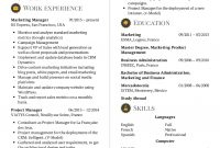 Marketing Manager Cv Example 2019 Marketing Manager Resume for size 1131 X 1600