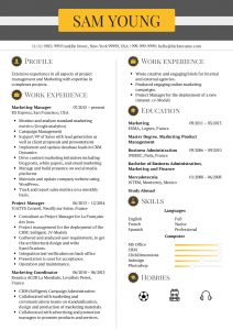 Marketing Manager Cv Example 2019 Marketing Manager Resume for size 1131 X 1600