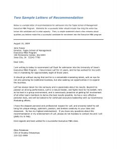 Mba Recommendation Letter Examples Enom regarding measurements 1275 X 1650