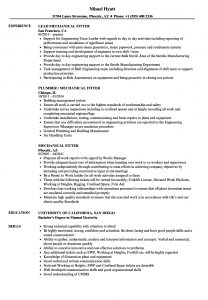 Mechanical Fitter Resume Samples Velvet Jobs pertaining to proportions 860 X 1240