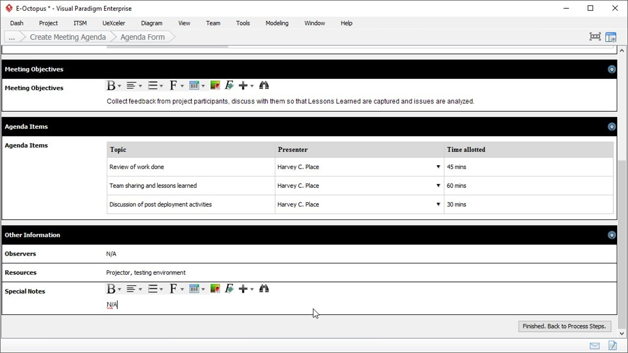 Meeting Agenda Template Project Management with regard to measurements 1280 X 720