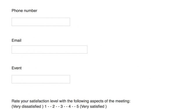 Meeting Feedback Survey Template Zoho Survey regarding size 1150 X 1360