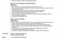 Mental Health Worker Resume Samples Velvet Jobs with proportions 860 X 1240