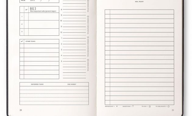 Michael Hyatts Full Focus Planner Sample Page Full Planner inside proportions 1200 X 1000