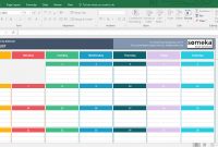 Microsoft Excel Calendar Template Template Business with regard to sizing 1365 X 700