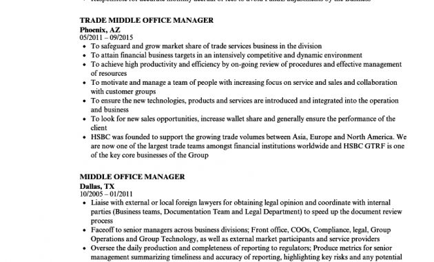 Middle Office Manager Resume Samples Velvet Jobs intended for proportions 860 X 1240