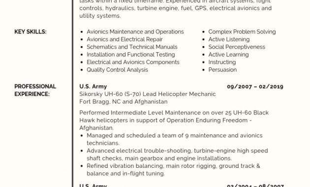 Military To Civilian Resume Examples Template Pdf Word pertaining to size 791 X 1024