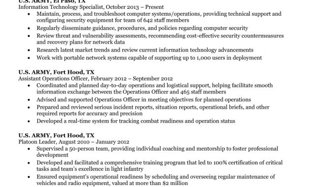 Military To Civilian Resume Sample Tips Resume Companion for size 1085 X 1404