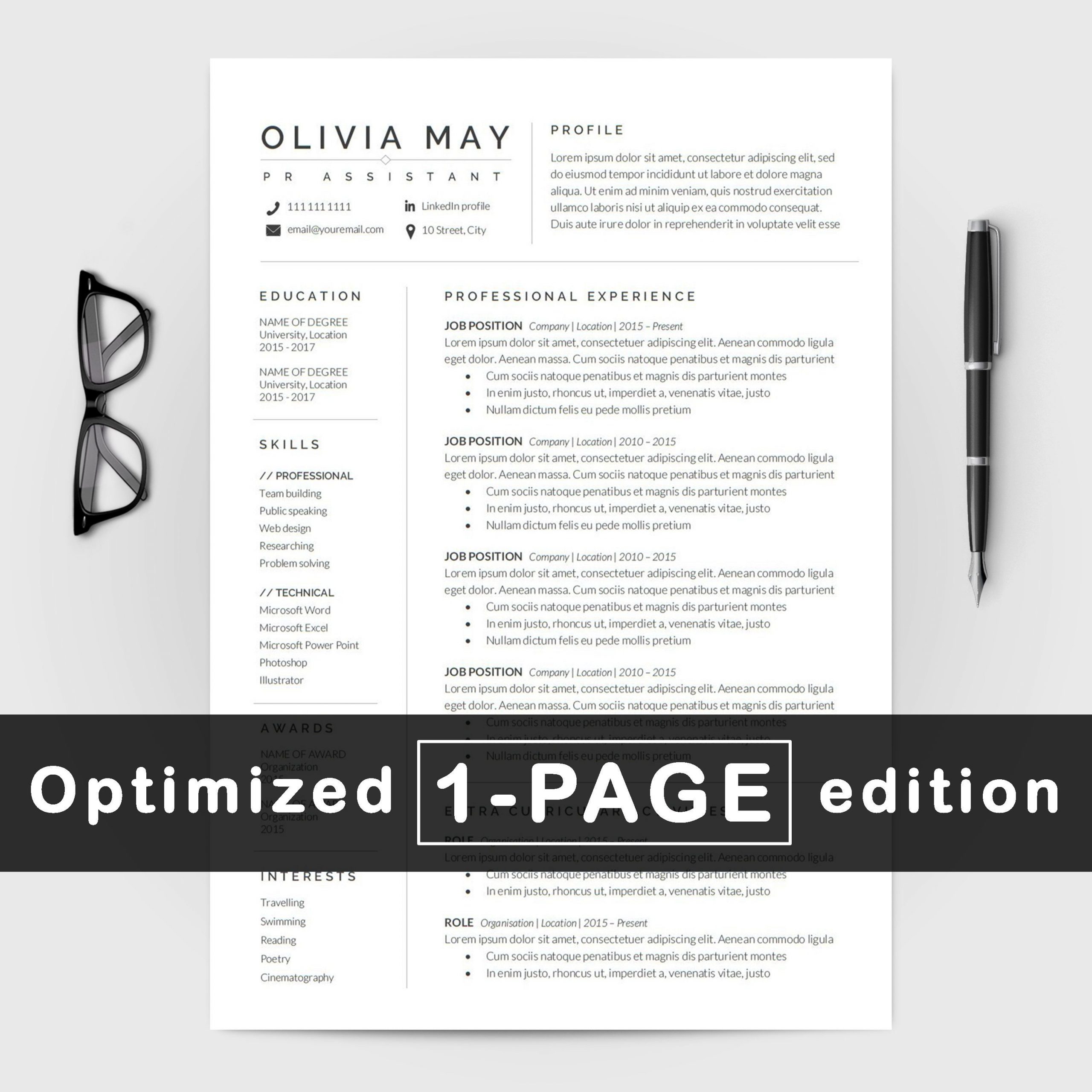 Modern Compact Resume Template Debandje intended for sizing 3000 X 3000