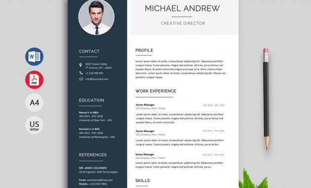 Modern Resume Cv Template Free Download 2020 Resumekraft throughout dimensions 1920 X 1440