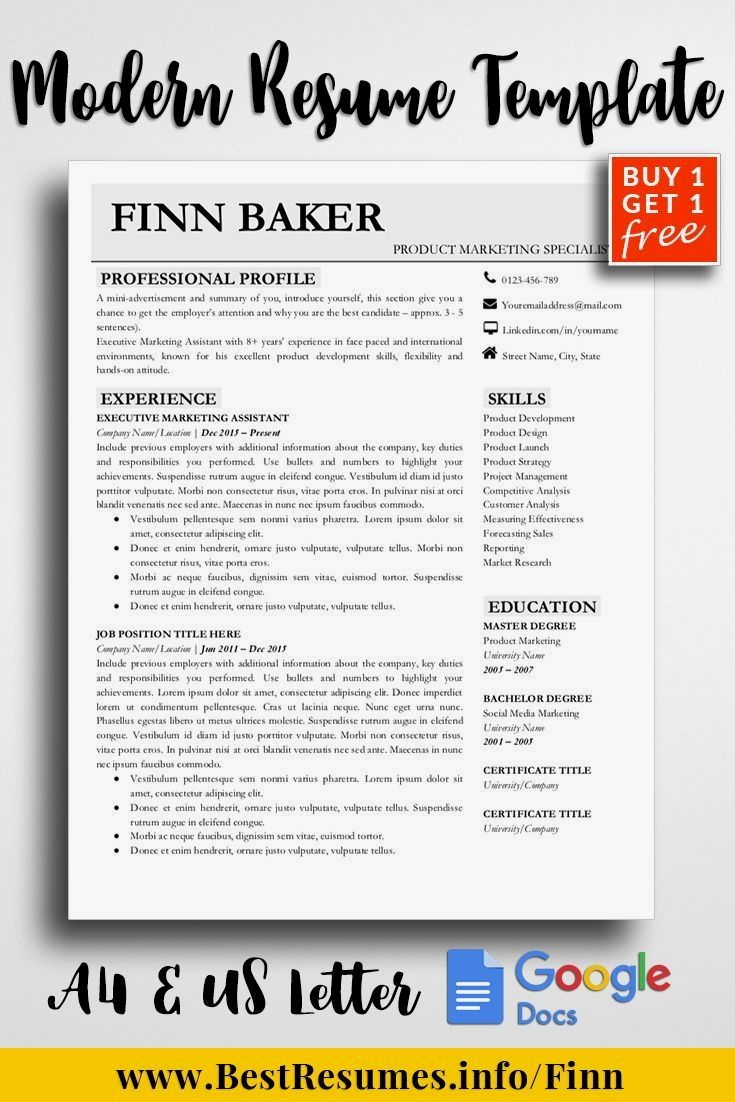 Modern Resume Examples For A Baker Debandje with size 735 X 1102