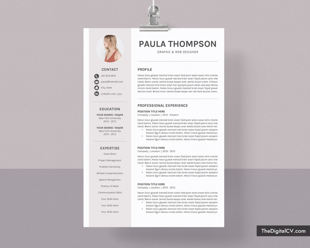 Modern Resume Template 2020 Word Free Debandje with dimensions 1048 X 838