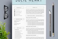 Modern Resume Template Cv Template Cover Letter for proportions 1391 X 1500