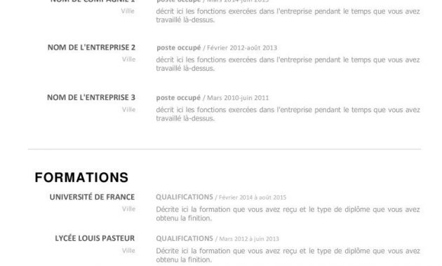 Modles De Cv Gratuit Tlcharger Word Modles De Cv with size 768 X 1077