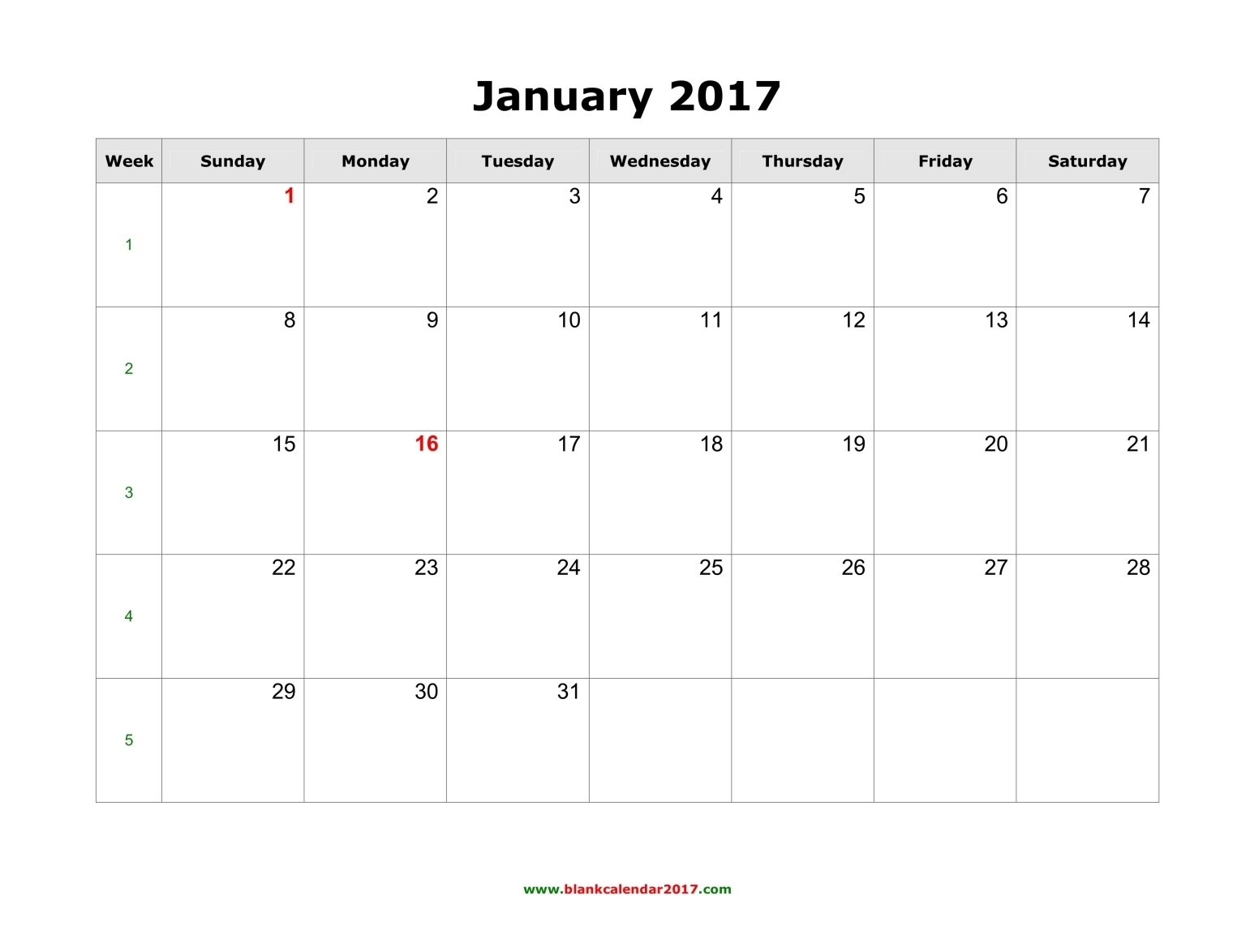 Monthly 2017 Calendar Blank Landscape Printable Psd Doc for measurements 1520 X 1174