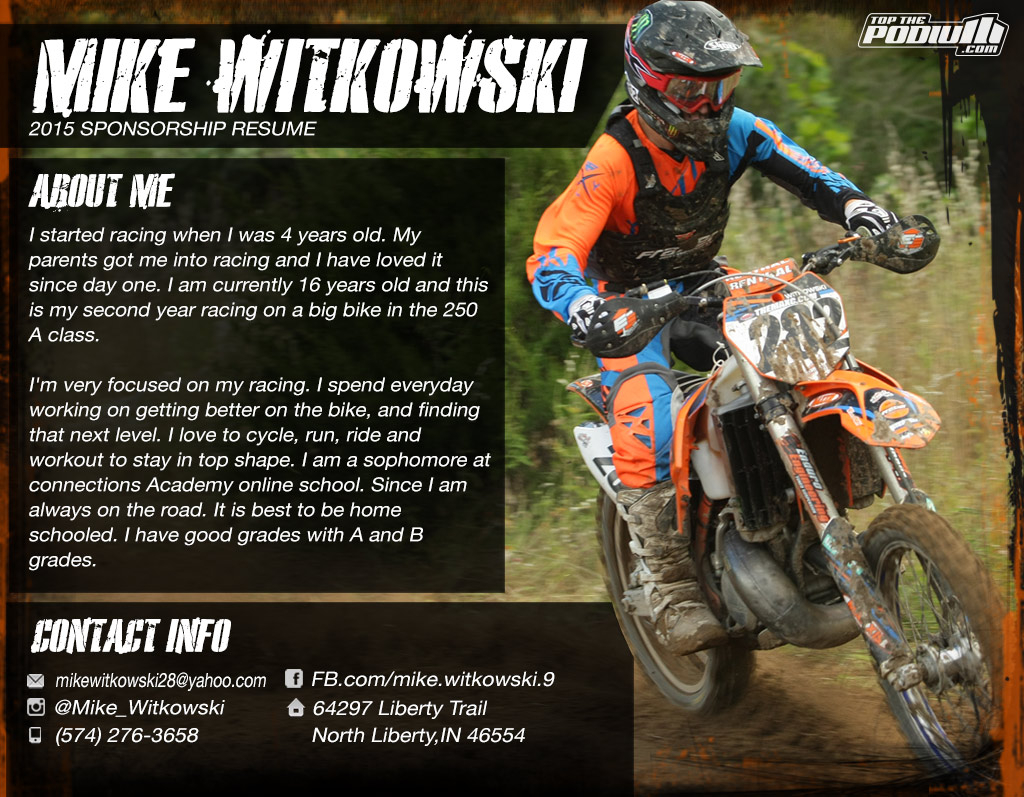 odds of becoming a professional motocross racer