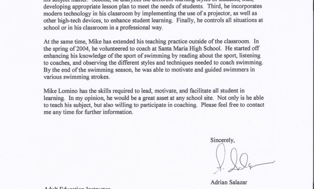 Mr Lomino Letter Of Recommendation Santa Maria High regarding dimensions 1162 X 1600