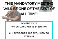 My Mandatory Meeting Flyer For My Last Floor Meeting with size 2550 X 3300