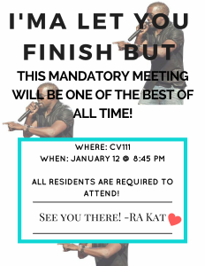 My Mandatory Meeting Flyer For My Last Floor Meeting with size 2550 X 3300