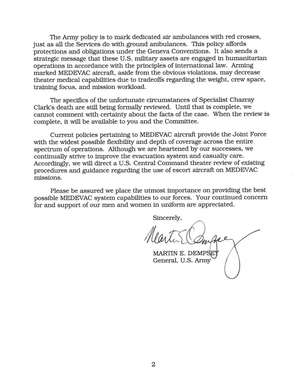 New Letter From Joint Chiefs Of Staff To Congress Medevac regarding proportions 1000 X 1287